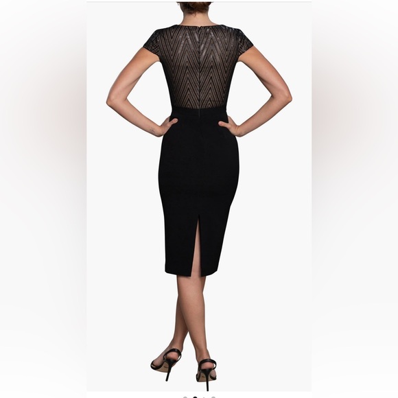 Dress the Population Women’s Dress Formal Black Pencil Skirt - Picture 6 of 7